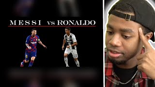 MANN… I DIDN’T EXPECT THIS!!! Messi Vs Ronaldo - The Best GOAT Comparison Reaction