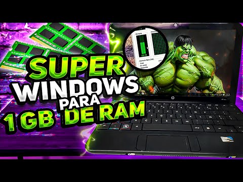 SUPER Windows ESPECIAL PC con 1 GB de RAM / ⚡NUEVO MiniOS Windows 7 LITE PODEROSO
