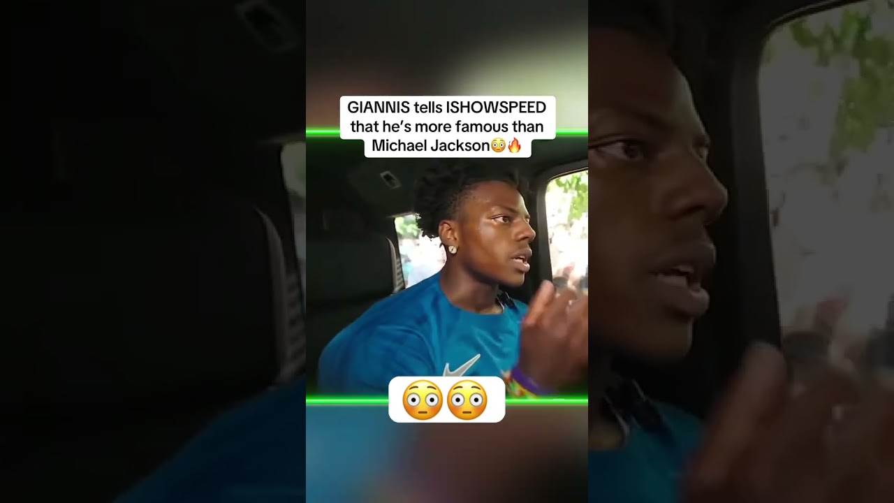 GIANNIS tells ISHOWSPEED that he’s more famous than Michael Jackson😳🔥 
