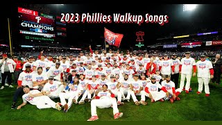 2023 Phillies Walk-Up Songs