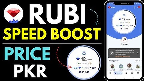 Rubi Network Speed Boost | Rubi Network New Update Today | Rubi Coin Speed Boost | Rubi Price