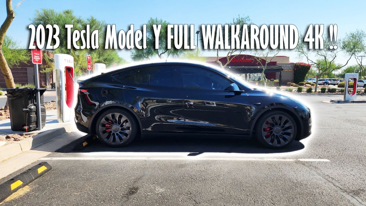 2023 Tesla Model Y Performance Full Walkaround, Interior/Exterior
