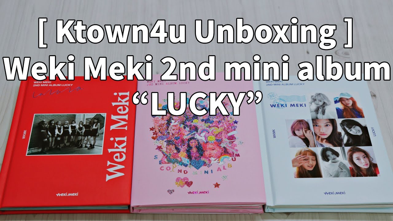Ktown4u Unboxing]: Weki Meki - 2nd Mini Album [LUCKY] 위키미키