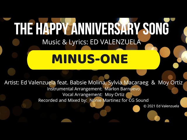 The Happy Anniversary Song (Minus-One) - Ed Valenzuela class=