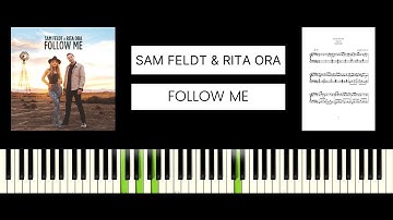Sam Feldt, RITA ORA - Follow Me (BEST PIANO TUTORIAL & COVER)