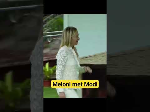 When Meloni met Modi  #meloni #modi #g20 #shorts #italy #pmmodi #pm #youtubeshorts #viral