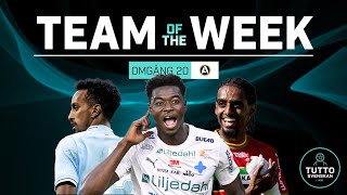 Tuttosvenskan Team of the Week - Omgång 20 av Allsvenskan