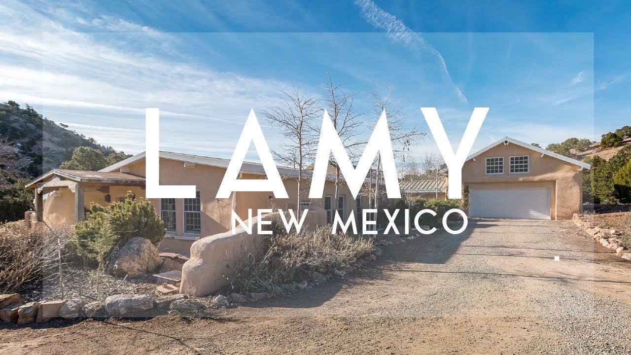 Ranch Living in Lamy, NM Drone Video Santa Fe, New Mexico Real Estate