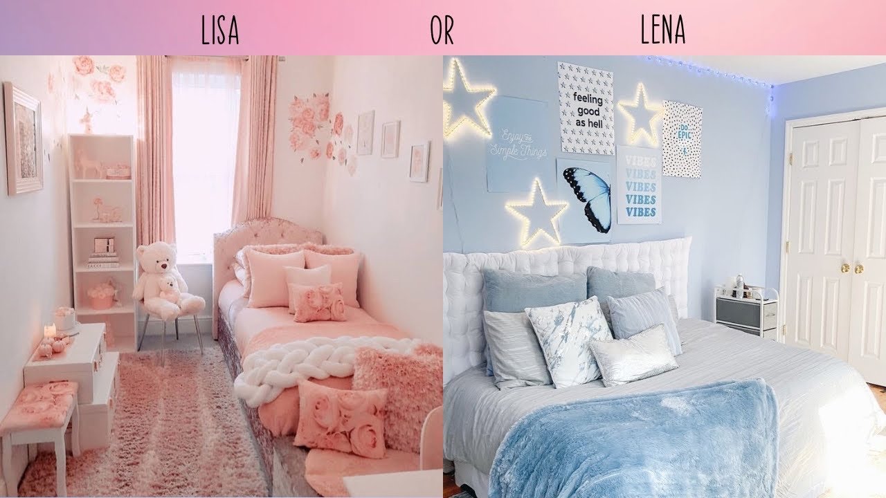 Lisa or Lena Pink vs Blue 💗💙[Would you rather] (This or That) - YouTube