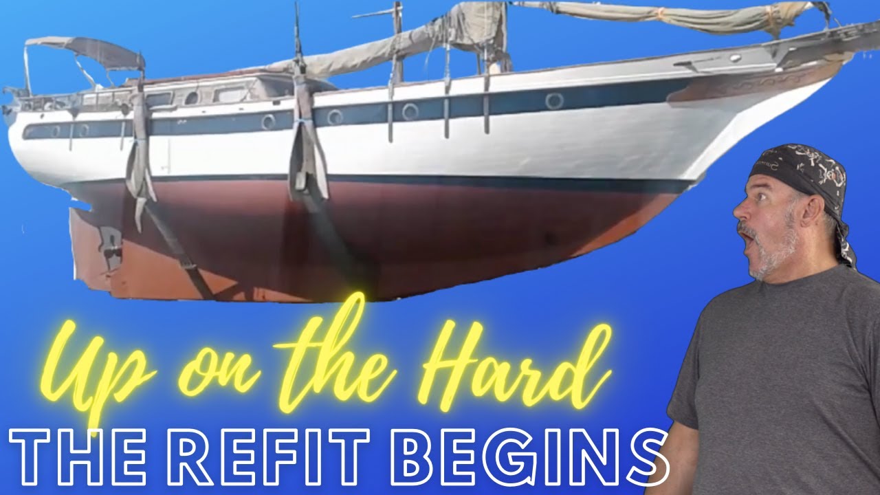 The Boat goes on the Hard.  See the work we are doing.