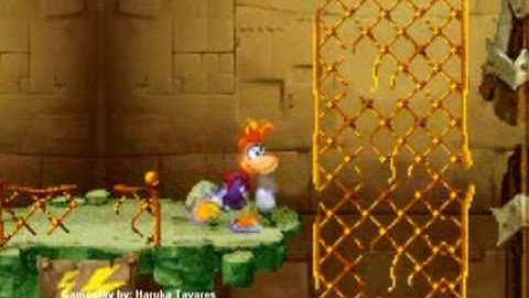 Rayman 3 (GBA) - Pirate Stronghold - Razor Slide