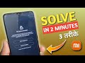 Solve activate this device mi account problem bypass lock  this device is lock mi account