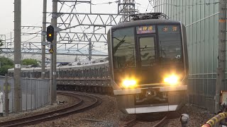 【4K】JR福知山線　快速列車321系電車