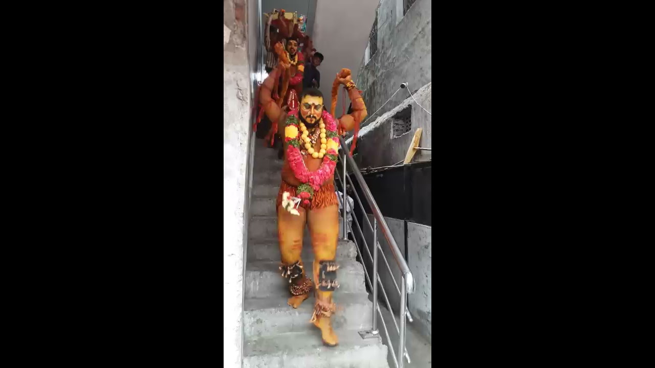 Potharaj Entry  Pavan Pothuraj  Balkampet Yellamma Bonalu 2021