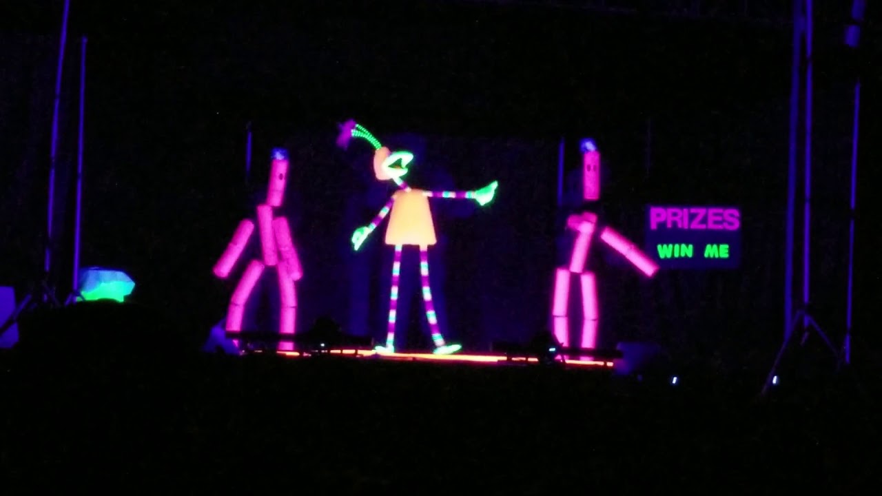 Uptown funky town parody black light puppet show YouTube