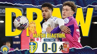 LEEDS move into TOP TWO! Leeds United 0 - 0 Sunderland AFC! MATCH REACTION!