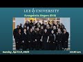 Lee university evangelistic singers  april 14 2024