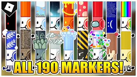 FIND THE MARKERS *NEW* HOW TO GET ALL 190 MARKERS + BADGES! (ROBLOX)