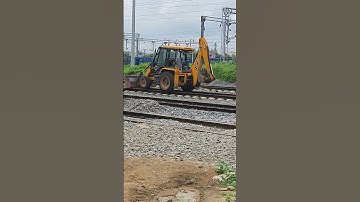 #jcb on railway track video