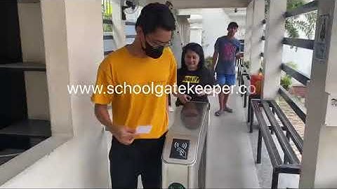 SGK School Gate Keeper Rfid system with turnstile
