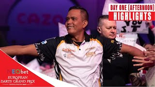 HISTORY ON THE EURO TOUR! | Day One Afternoon Highlights | 2024 European Darts Grand Prix