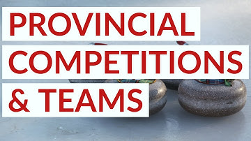 How to setup provincial competitions and teams in Curling I/O.