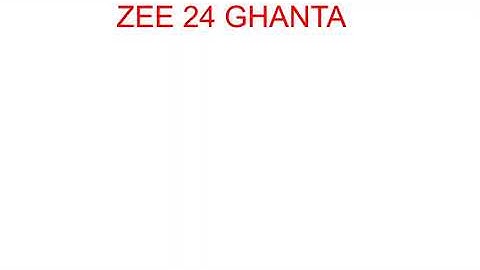 ZEE 24 GHANTA LIVE TV CHANNEL