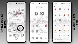 3 New HyperOS 2/3 Control centre Themes for Xiaomi,Redmi,Poco | 3 Best HyperOS 2/3 Themes screenshot 1
