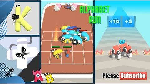 👀 Merge Alphabet Lore Run  mobilgames level◄43-44