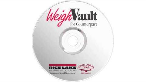 Weighvault for Counterpart Scale Software Demo