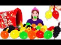 Tiktok Jelly Fruit Candy Challenge Mukbang 틱톡 과일 젤리 챌린지 JiniYum 지니얌 먹방