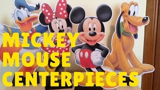 How to make Mickey Mouse & Minnie Mouse Centerpiece Party Decorations screenshot 4