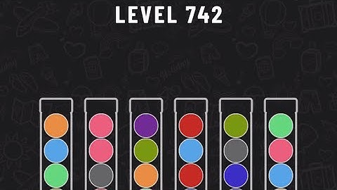 Ball Sort Puzzle Level 742 #ballsortpuzzle #ballsortpuzzlegameplay #puzzlegame #mobilegames