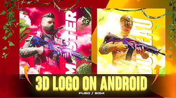 How to make BGMI/PUBG 3D Gaming Logo on android and pc Part-2 | 3D logo tutorial on android