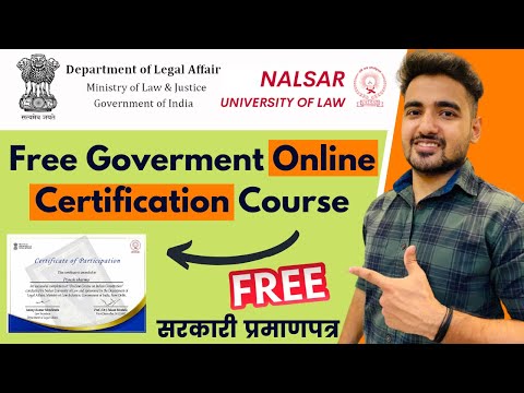 Government Free Online Certification Course | Students & Learners | National Level Certificate