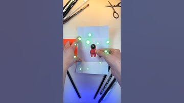 Making Paper Craft Trick by Squid Game 2 ☣️#papercraft #squidgame #squidgame2 #trick #tricks #fun