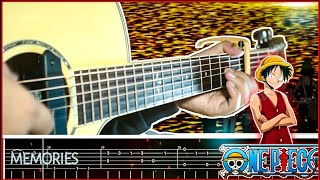 MEMORIES - ONE PIECE ED 1 - Fingerstyle Guitar TAB Playtrough