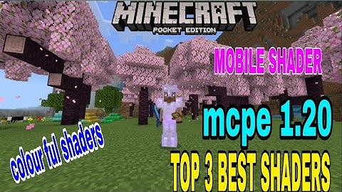 TOP 3 BEST Shaders for minecraft pe 1.20 REALSTICK shaders no lag mcpe rtx download free