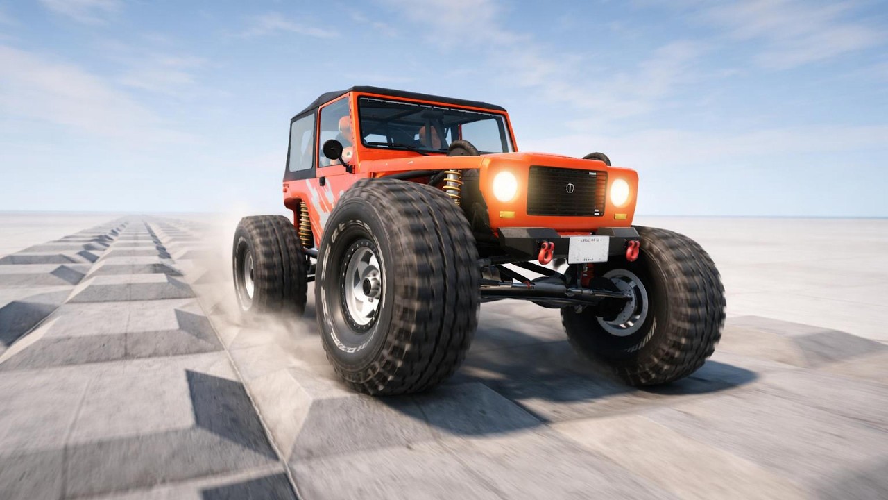 6-Zone Suspension Test #02 | BeamNG.drive