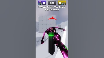 2 Ways To Use The Jump Pad In Arena #roblox #gaming #rivals