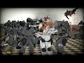 Republic commando snpcs vs 100 combine soldiers  garrys mod