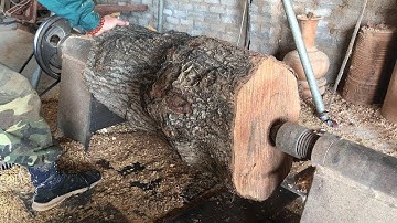 [Wood Creation]Amazing WoodTurning Skill You Have Never Seen // Ugly Logs Become Extremely Beautiful