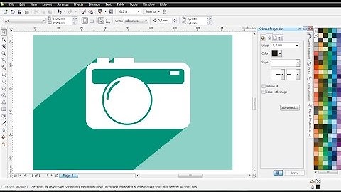 Belajar CorelDRAW Itu Mudah : Tutorial Flat Design Long Shadow