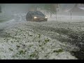 Heavy Brutal Hailstorm in Germany