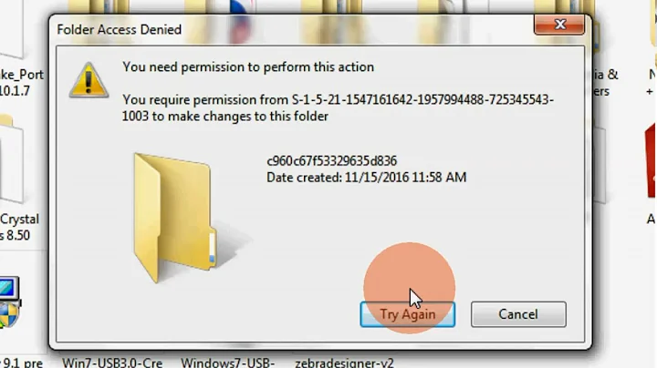 How to Fix Folder Delete Error : Folder Access Denied