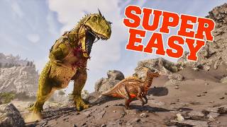 Carcharodontosaurus Taming made Easy! - Ark Survival Ascended