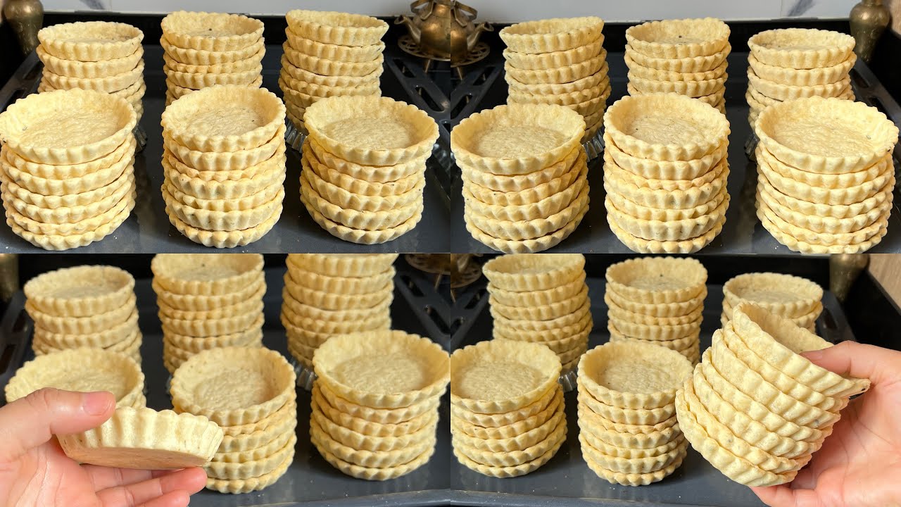 بدون عجن ولا مجهود🤪ميني كيش بالعجين السحري بدون زبدة 👌أسهل وأرخص وصفة ممكن تحضريها