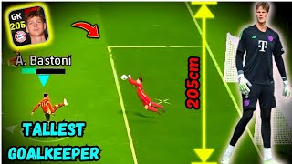 TALLEST GOALKEEPER EFOOTBALL 2024 | Better Than All Goalkeepers..!💀🔥 | Efootball 2024 Mobile