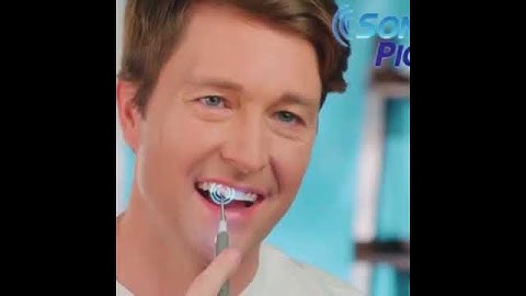 Sonic Pic is an at home ultrasonic cleaning system meant to keep your teeth stain free