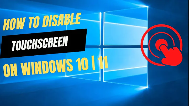 How to Turn off Touch Screen on Windows 10 | 11